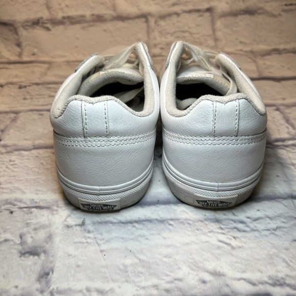 Vans Seldan Leather Shoes Women's 9 White Color - Picture 6 of 8